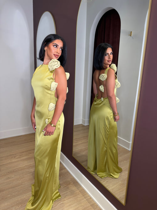 Tuscan Rose Dress | Chartreuse