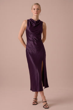 Starlight Soiree Dress | Plum