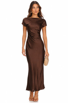 Dinner in Paris Dress | Chocolate