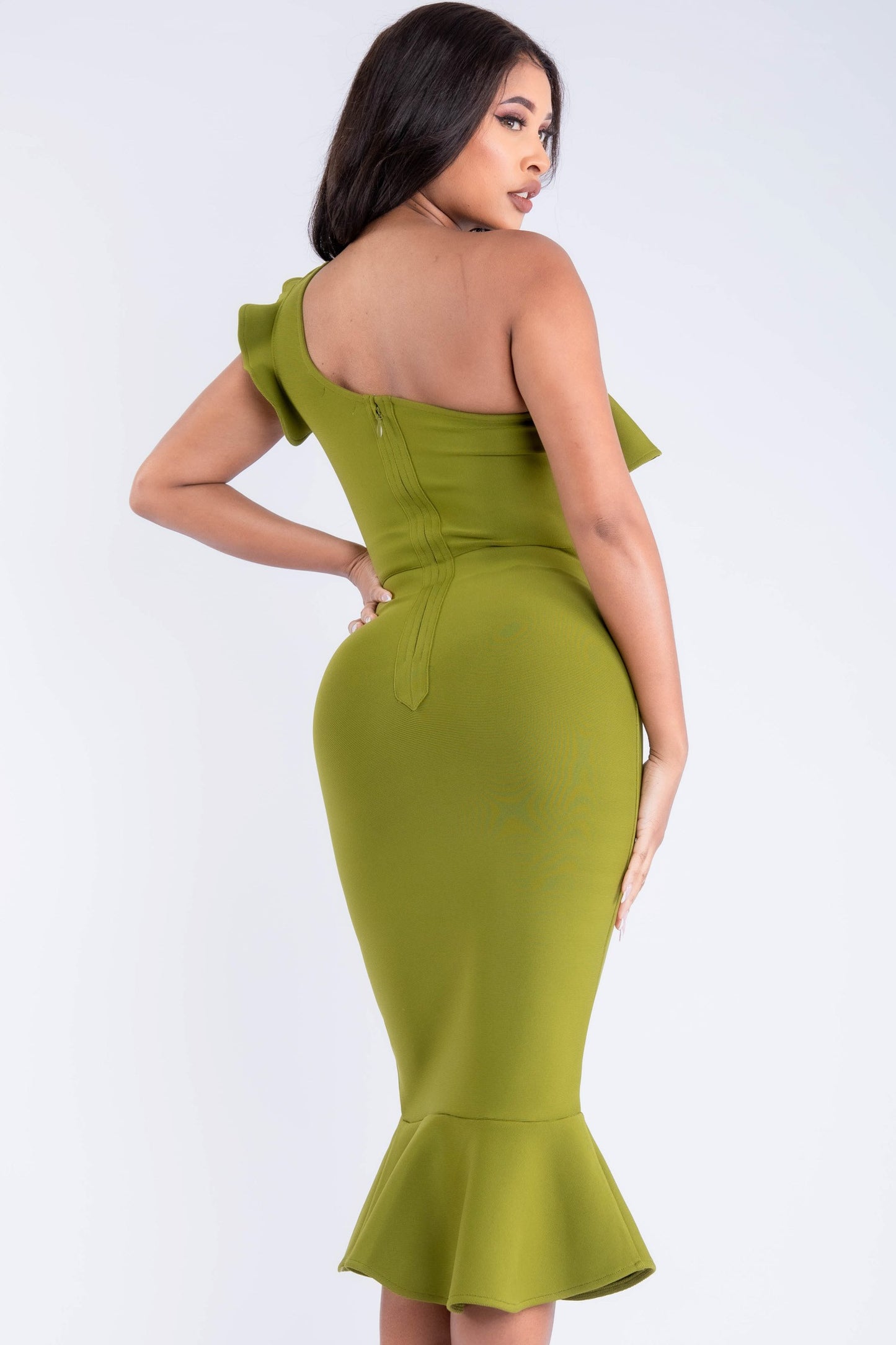 Diva Deluxe Dress (Hunter Green)