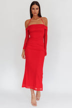 Crimson Grace Dress | Red