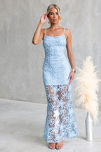 Lake Como Bloom Dress | Blue