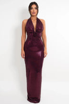 The Rosie Dress | Wine (FINAL SALE)