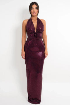 The Rosie Dress | Wine (FINAL SALE)