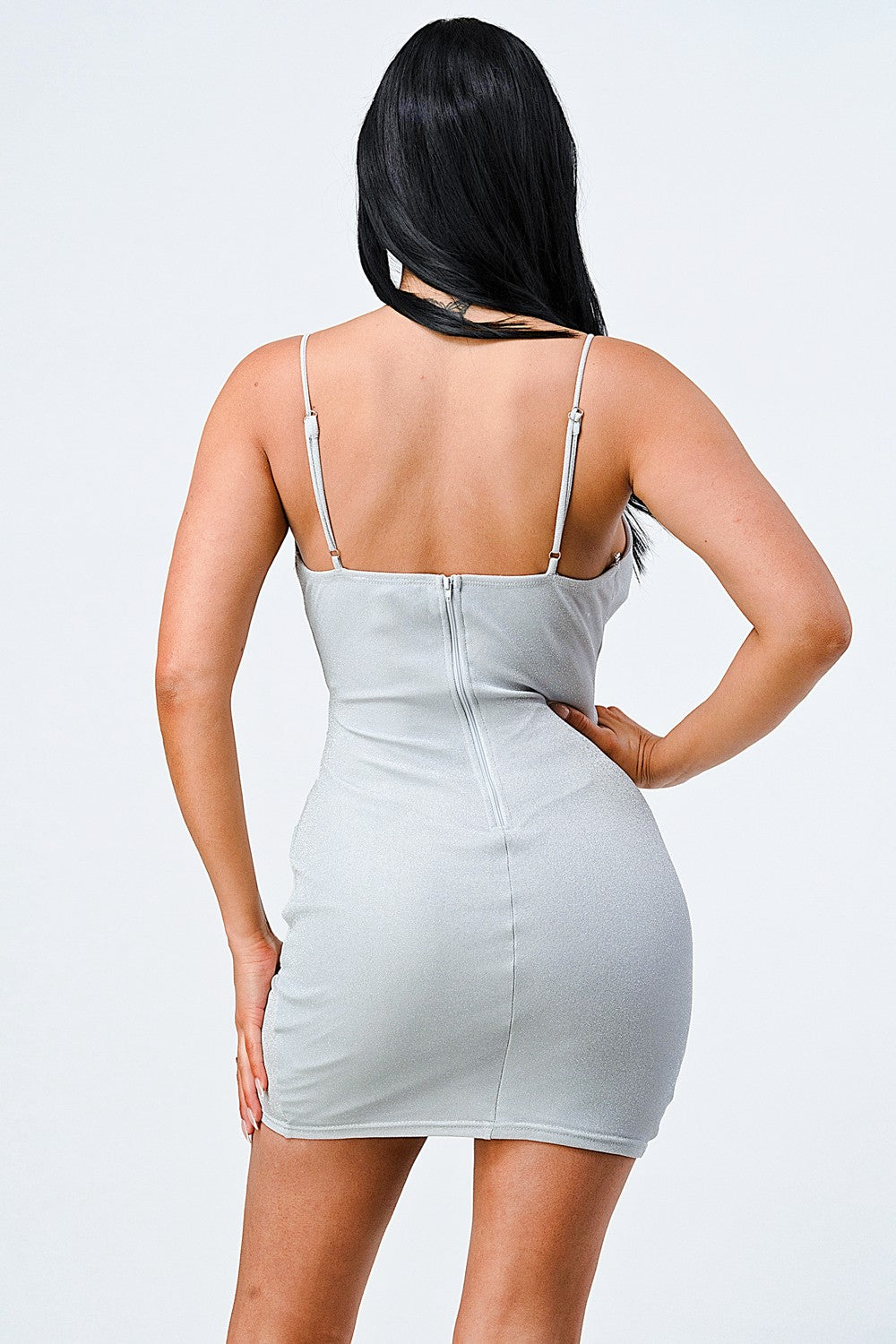 Time To Party Dress (Silver)