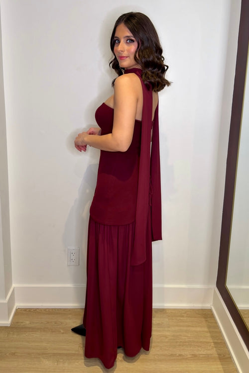 Beautiful Fantasy Dress | Wine