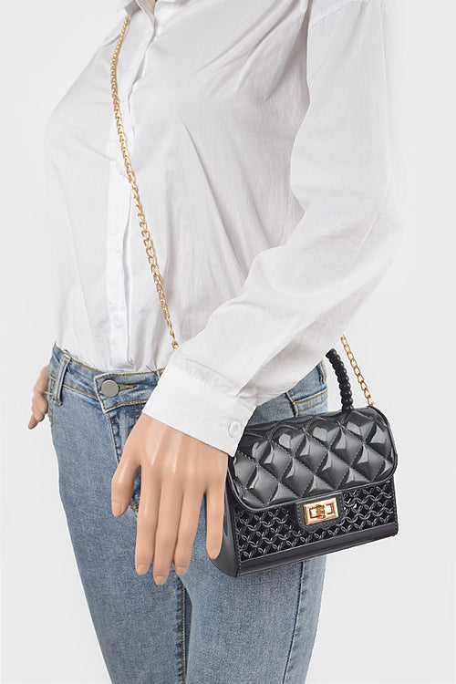 Fun Night Clutch | Black