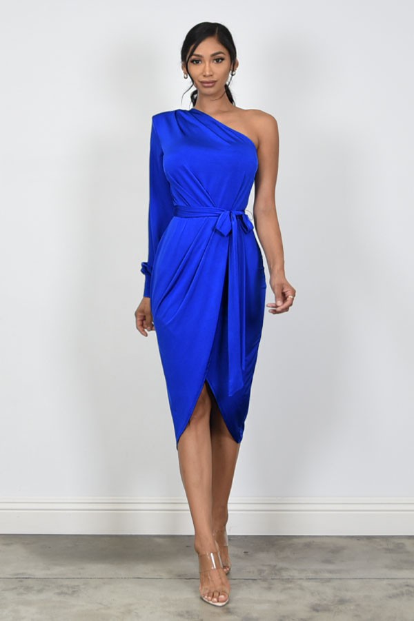 Graceful Kiss Dress (Royal Blue)