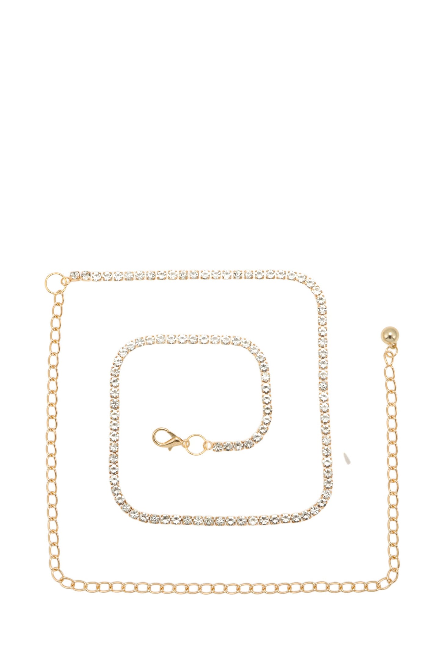 Single Line Bold Chain Belt
