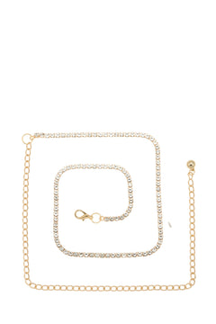 Single Line Bold Chain Belt