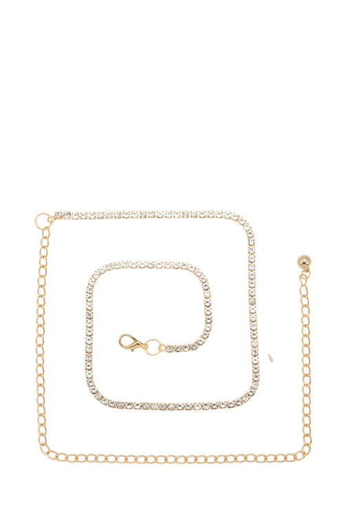 Single Line Bold Chain Belt