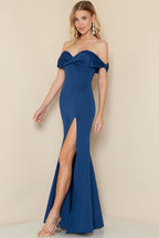 Queen Vienne Dress (Navy Blue)