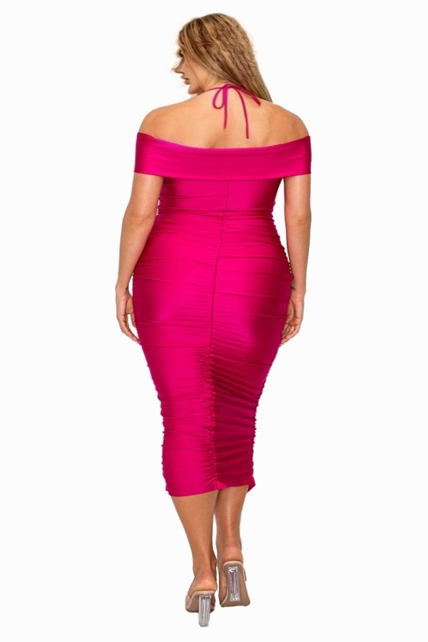 Midnight Charm Dress (Rose) +