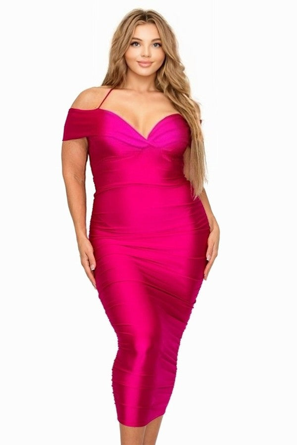 Midnight Charm Dress (Rose) +