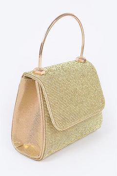 Dazzle Forever Clutch | Gold