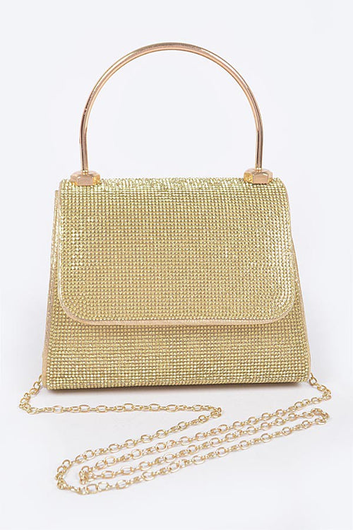 Dazzle Forever Clutch | Gold