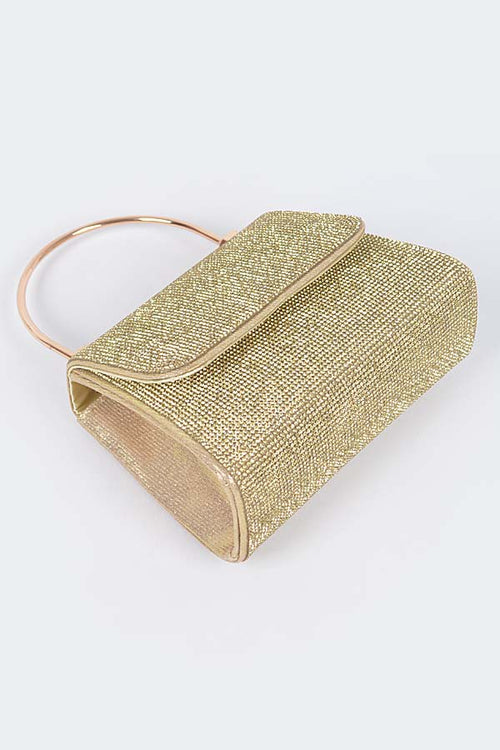 Dazzle Forever Clutch | Gold