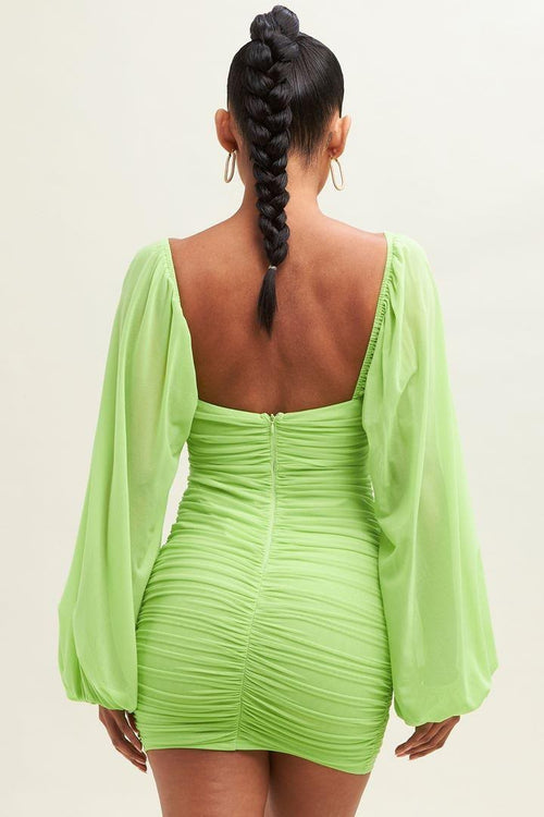 Wicked Game Dress | Lime Green