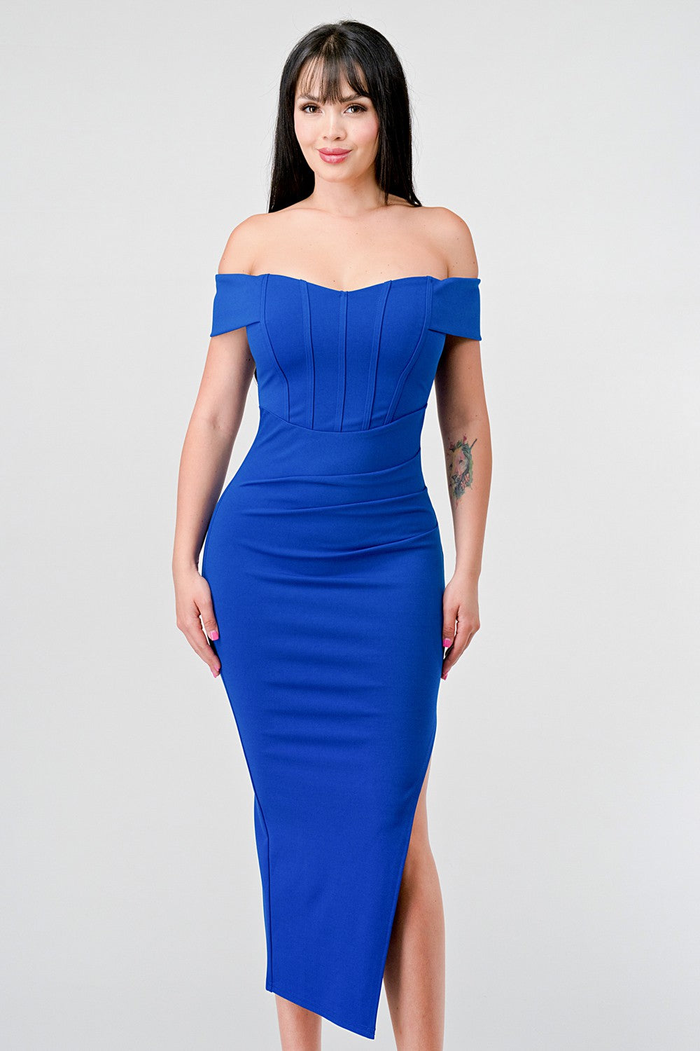 Classic Beauty Dress (Royal Blue)