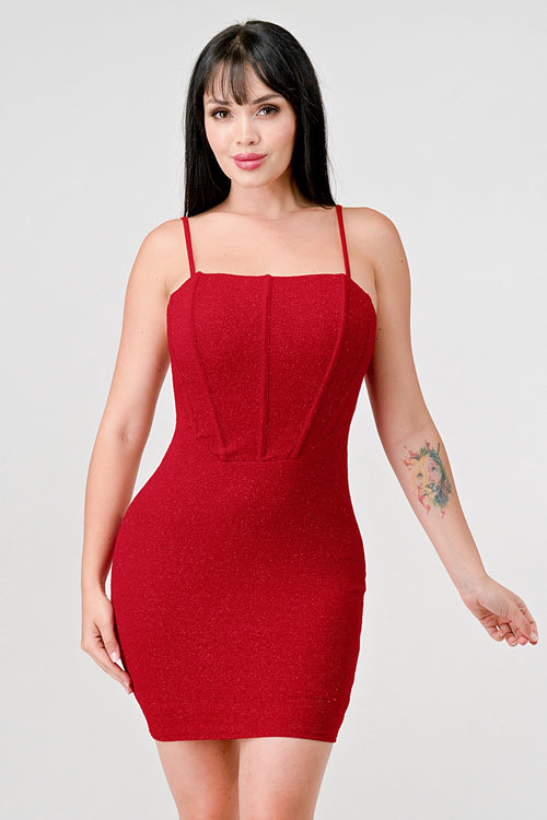 Starry Night Dress (Red)