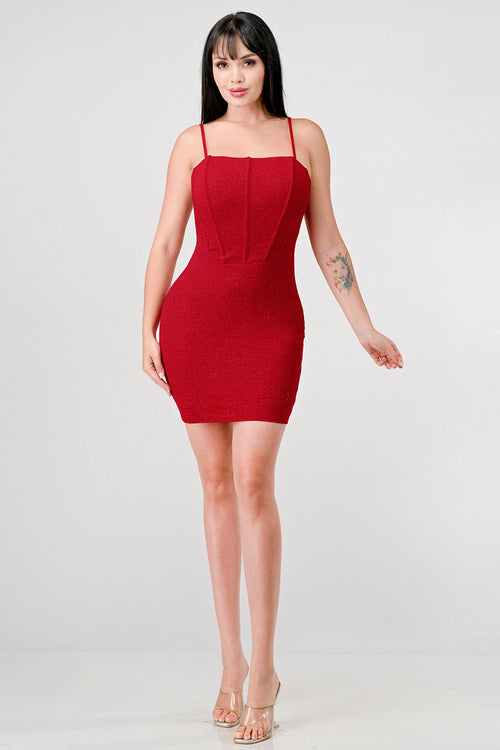 Starry Night Dress (Red)