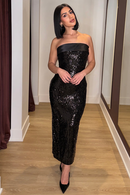 Midnight Rendezvous Dress | Black