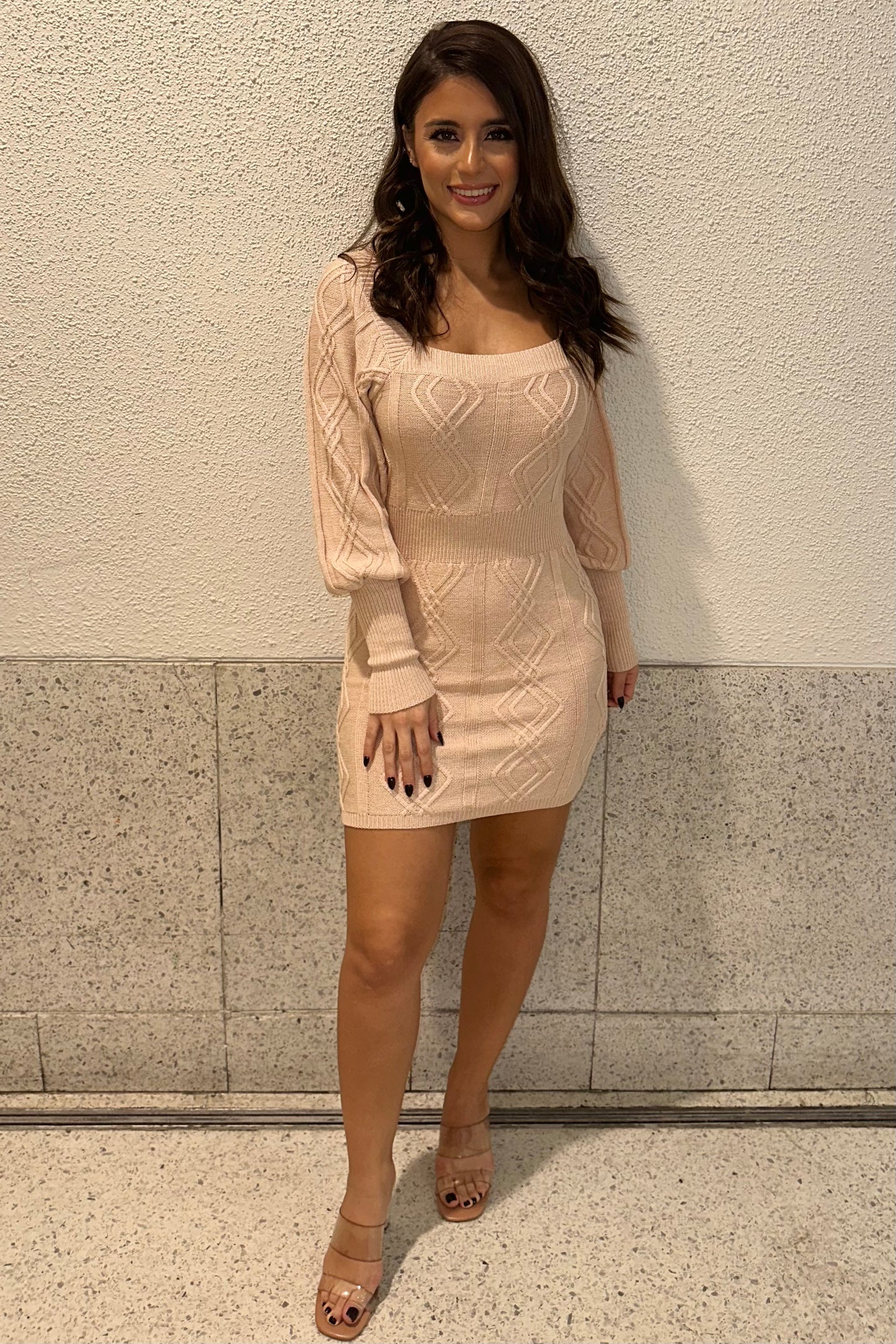 Until The End Dress (Apricot)