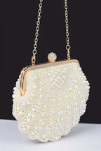 Pearl Dream Clutch | Ivory
