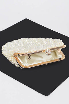 Pearl Dream Clutch | Ivory