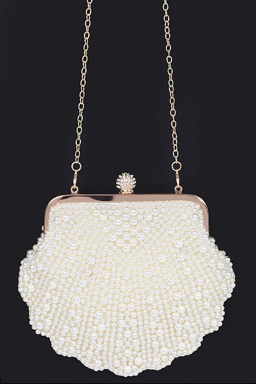 Pearl Dream Clutch | Ivory