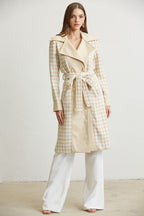 London Chic Coat (Nude/Ivory)
