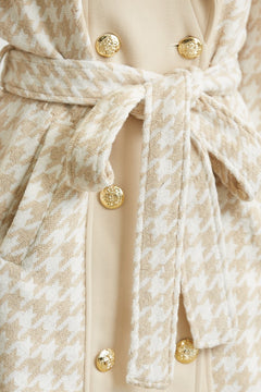 London Chic Coat (Nude/Ivory)