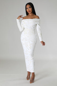Nude and cream two-piece bodysuit and skirt set perfect for bridal events and birthdays.