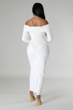 The Bombshell Two-Piece Set (Ivory/Cream)