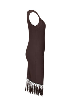 Luxe Lounge Dress | Brown