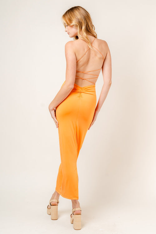 Perfect Getaway Dress | Tangerine