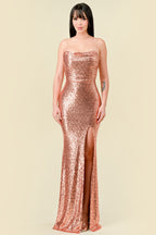 The Maryanne Dress | Rose Gold