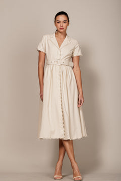 Timeless Grace Dress | Nude