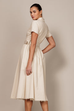 Timeless Grace Dress | Nude