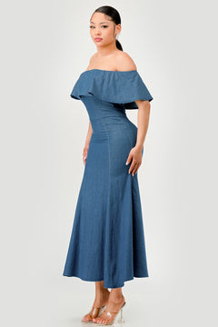 Life In Denim Dress | Medium Blue (Final Sale)