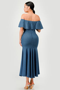 Life In Denim Dress | Medium Blue (Final Sale)