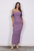 Hugs & Kisses Dress | Dusty Purple