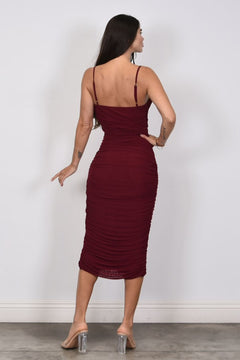 Truth Or Dare Dress | Maroon