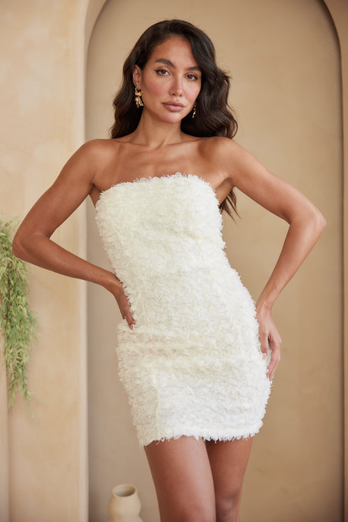 Fall In Love Dress | Cream (FINAL SALE)