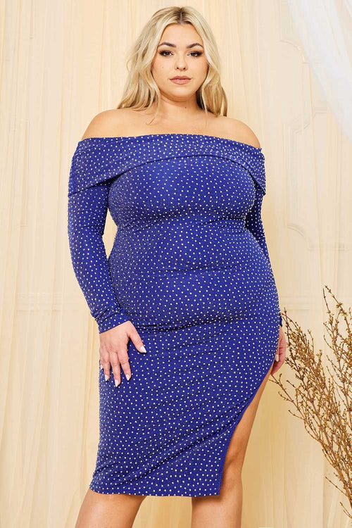 Came To Party Dress | Royal Blue