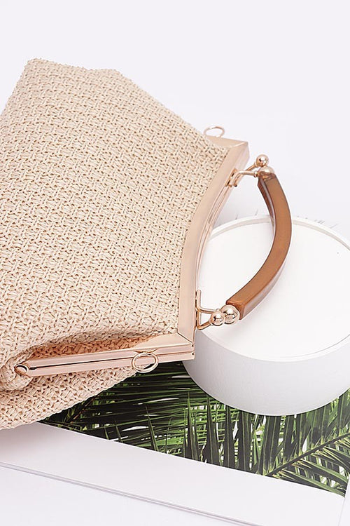 The Bora Bora Clutch | Khaki