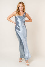 The Skye Dress | Gray Blue