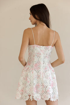 Special Memory Dress | Ivory/Pink