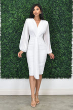 Now & Then Dress | White