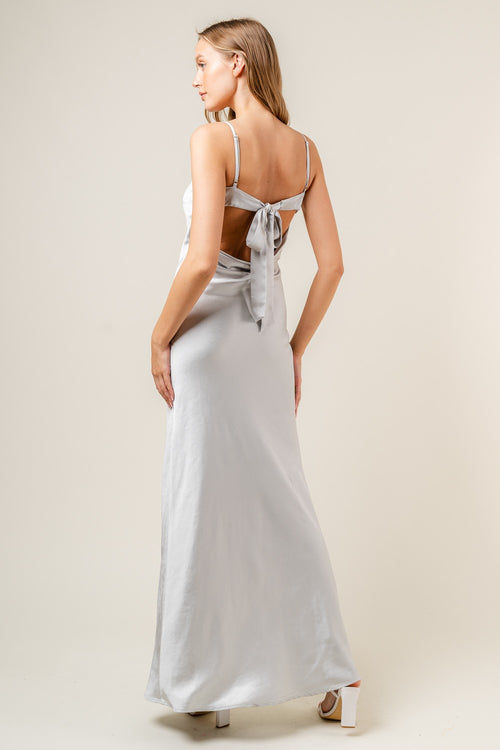 Heavenly Haze Dress | Silver